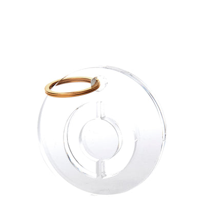 Tara Wilson Designs Keychain INITIALS 3.5" l