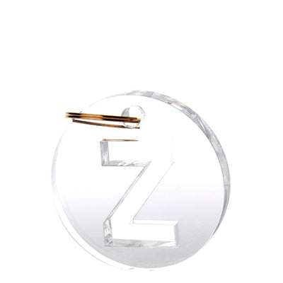 Tara Wilson Designs Keychain INITIALS 3.5" l