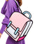 Jump From Paper 2D Backpack SPACEMAN TRIP POP Neon Pink Image 2