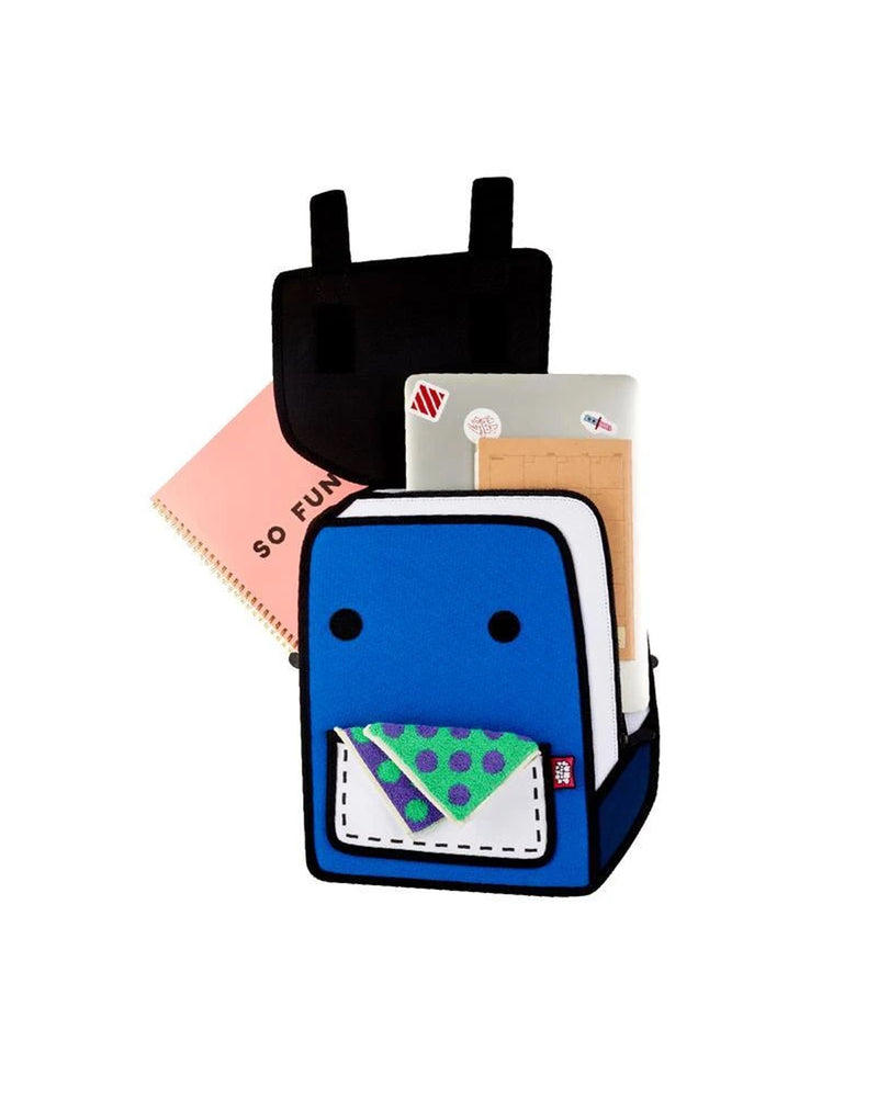Jump From Paper 2D Backpack SPACEMAN INFLUENCER True Blue
