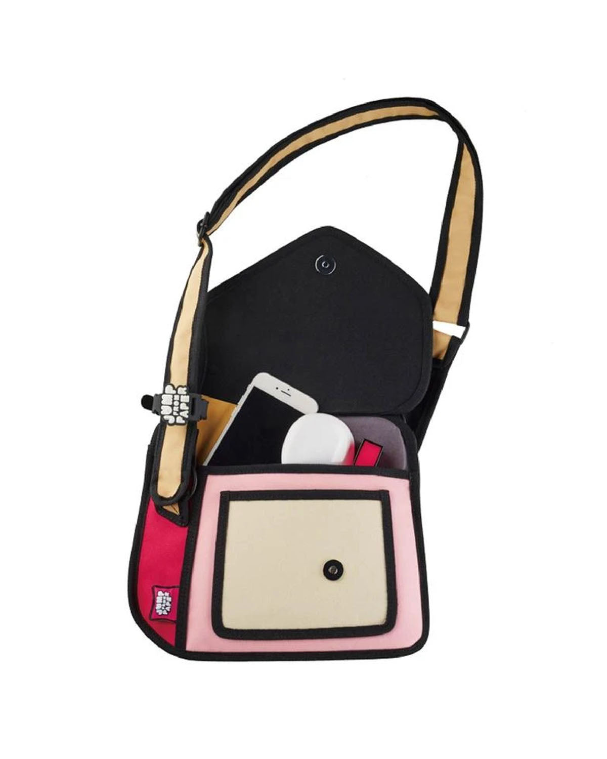 Jump From Paper 2D Shoulder Bag GIGGLE COO COO Pink Image 2