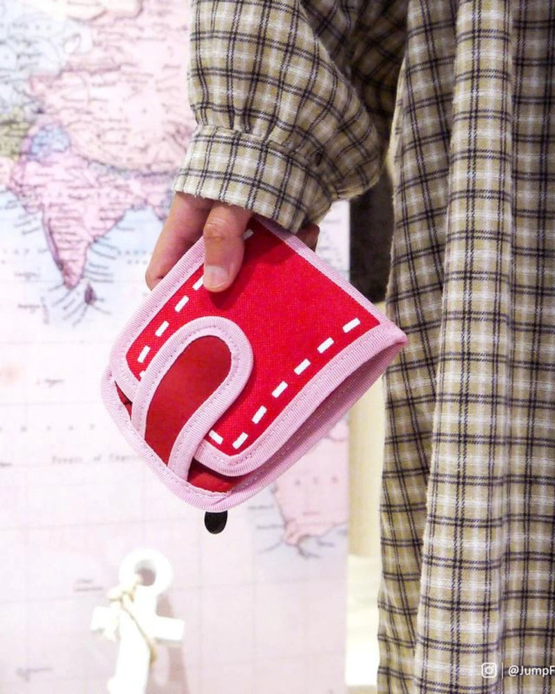 Jump From Paper 2D Wallet POKETTO Chili Red