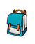 Jump From Paper 2D Backpack SPACEMAN Pool Green