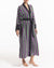 niLuu Women's Kimono Robe STRIPE