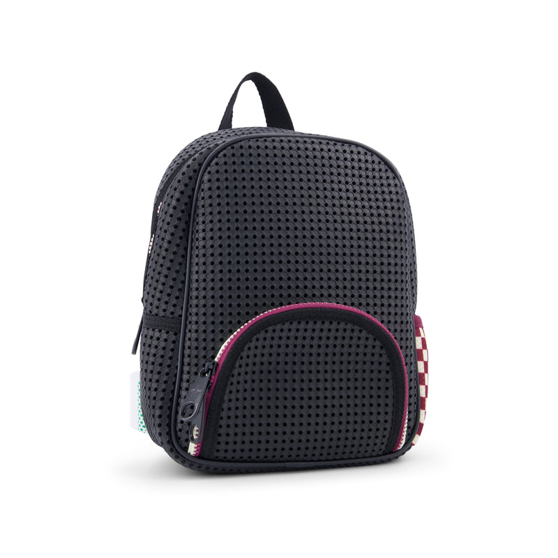 Backpack LITTLE MISS MINI Checkered Black