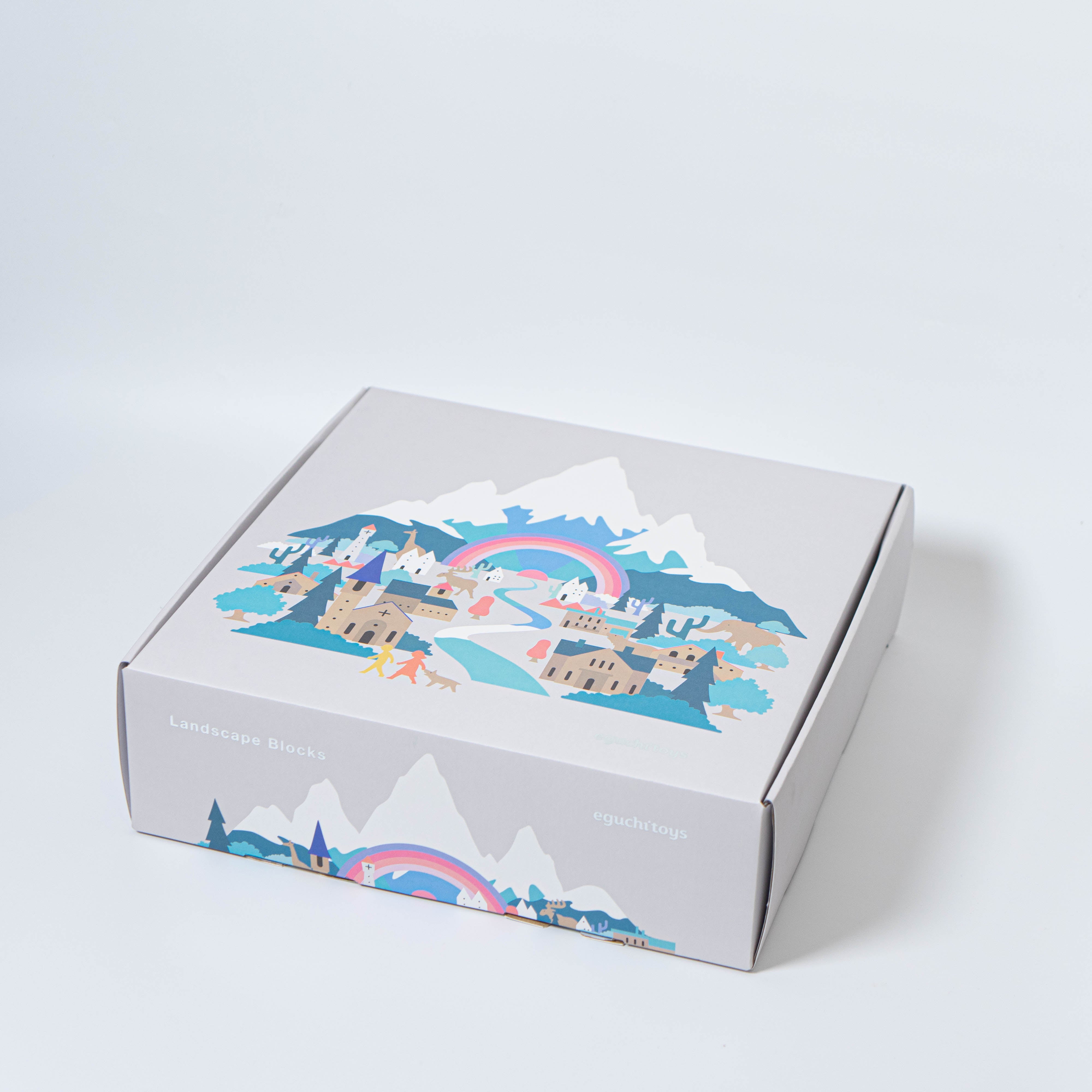 Eguchi Toys Puzzle LANDSCAPE BLOCKS Large