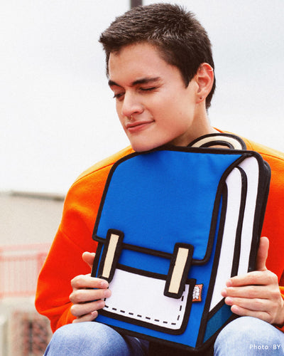 Jump From Paper 2D Backpack SPACEMAN JUNIOR INFLUENCER True Blue Image 2