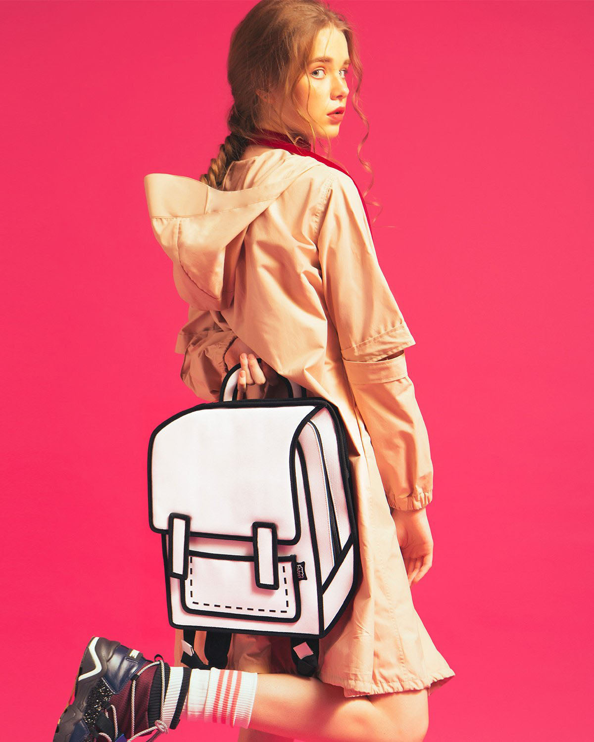 Jump From Paper 2D Backpack SPACEMAN GRAFFITI Image 3