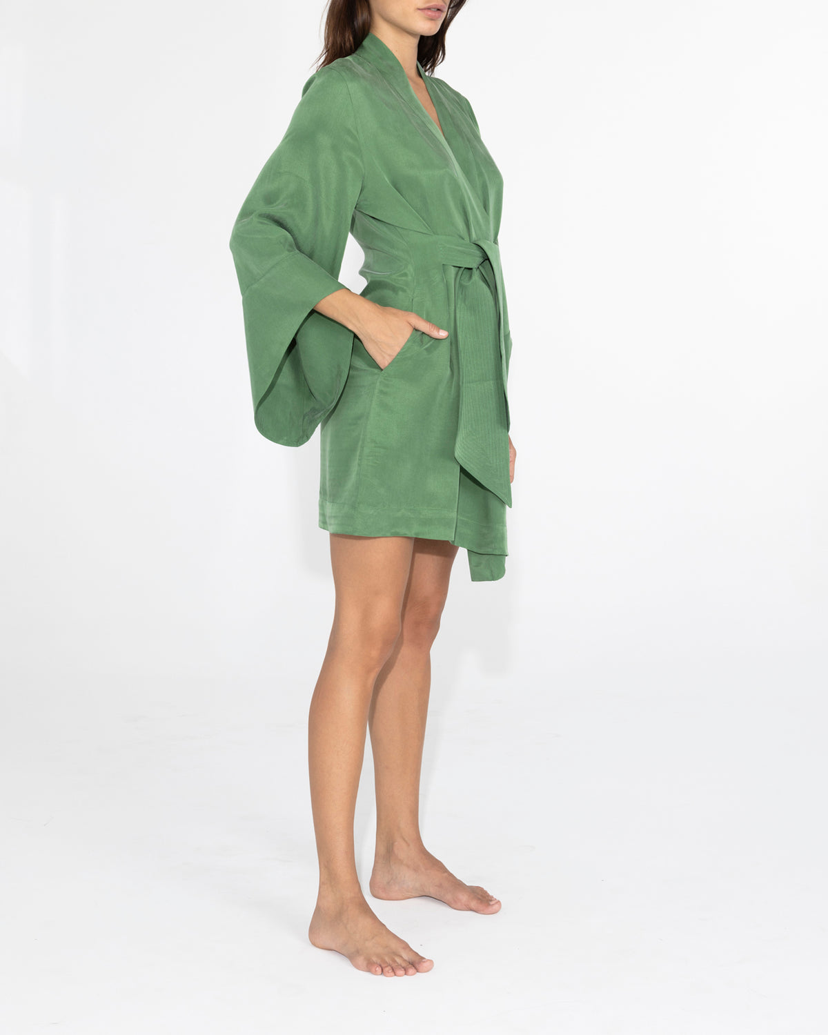 niLuu Women's Mini Kimono AMARA MOSS Size L