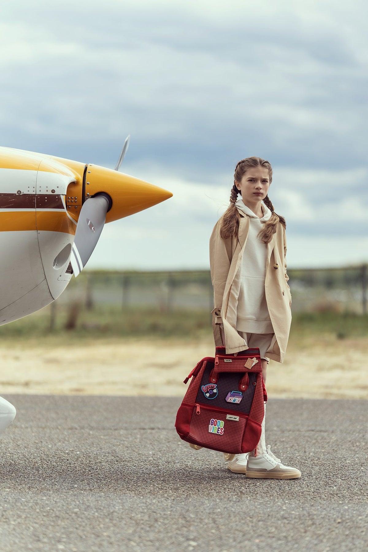 Light Plus Nine Backpack TWEENY SHORT Multi Rose