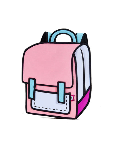 Jump From Paper 2D Backpack SPACEMAN TRIP POP Neon Pink