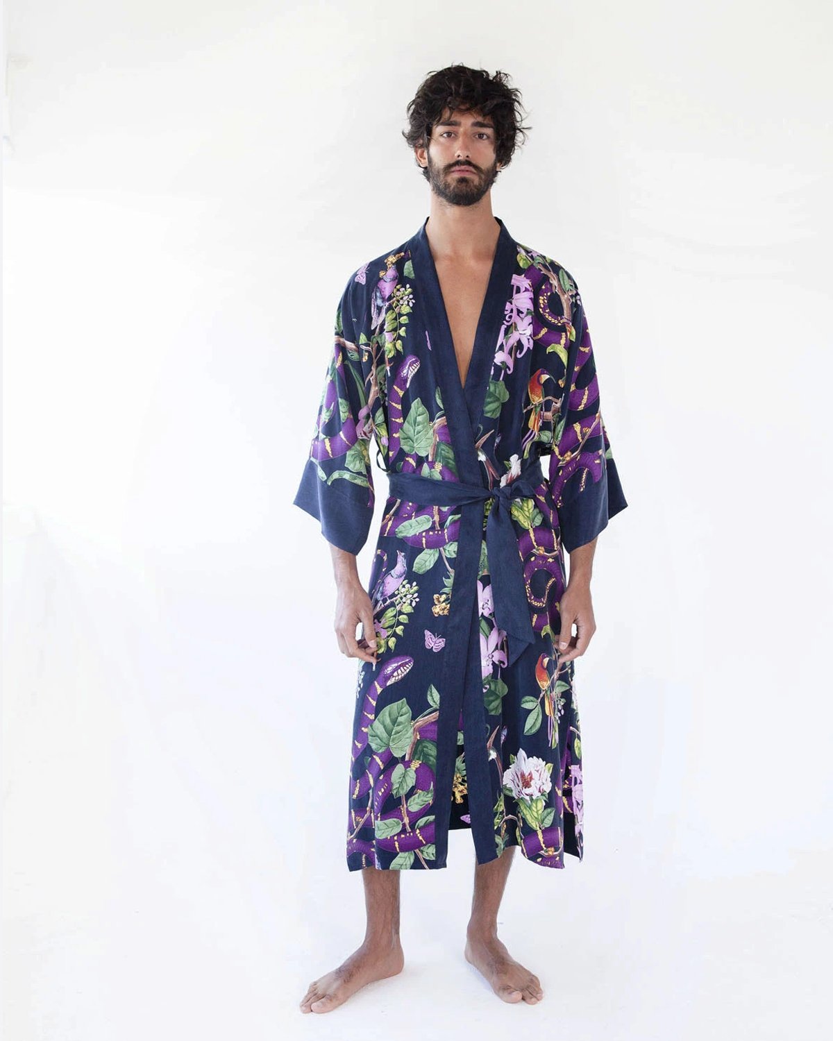 niLuu Men's Kimono Robe JAGGER