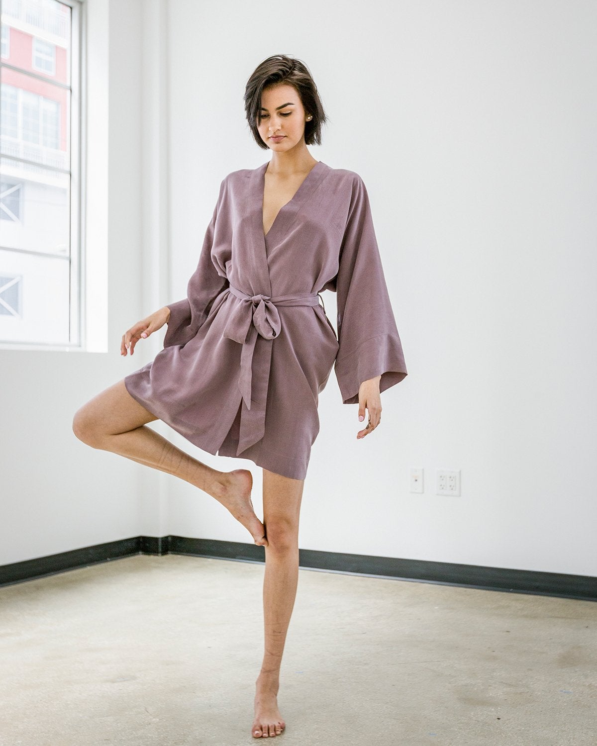 niLuu Women's Mini Kimono BLUSH