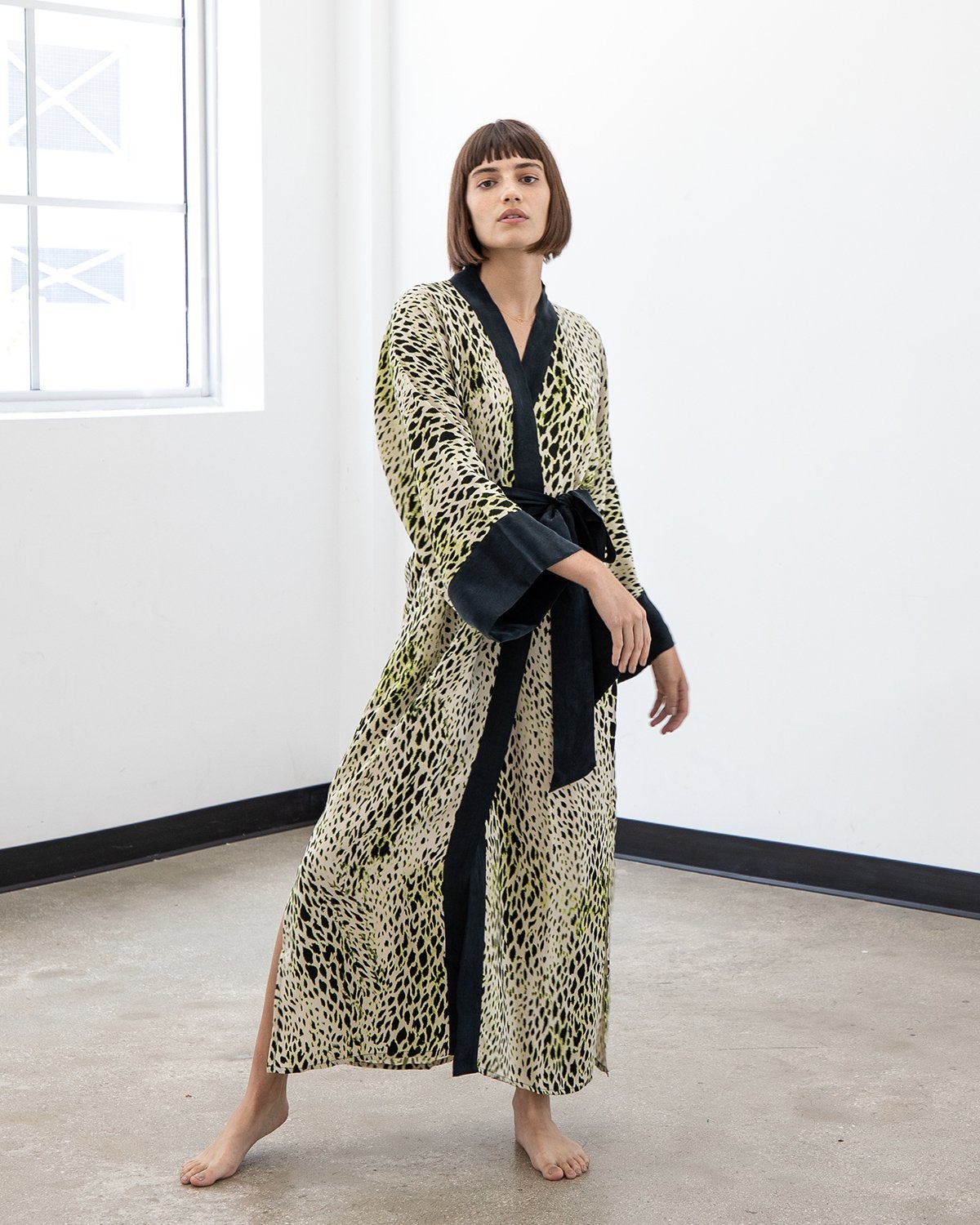 niLuu Women's Kimono Robe BOWIE