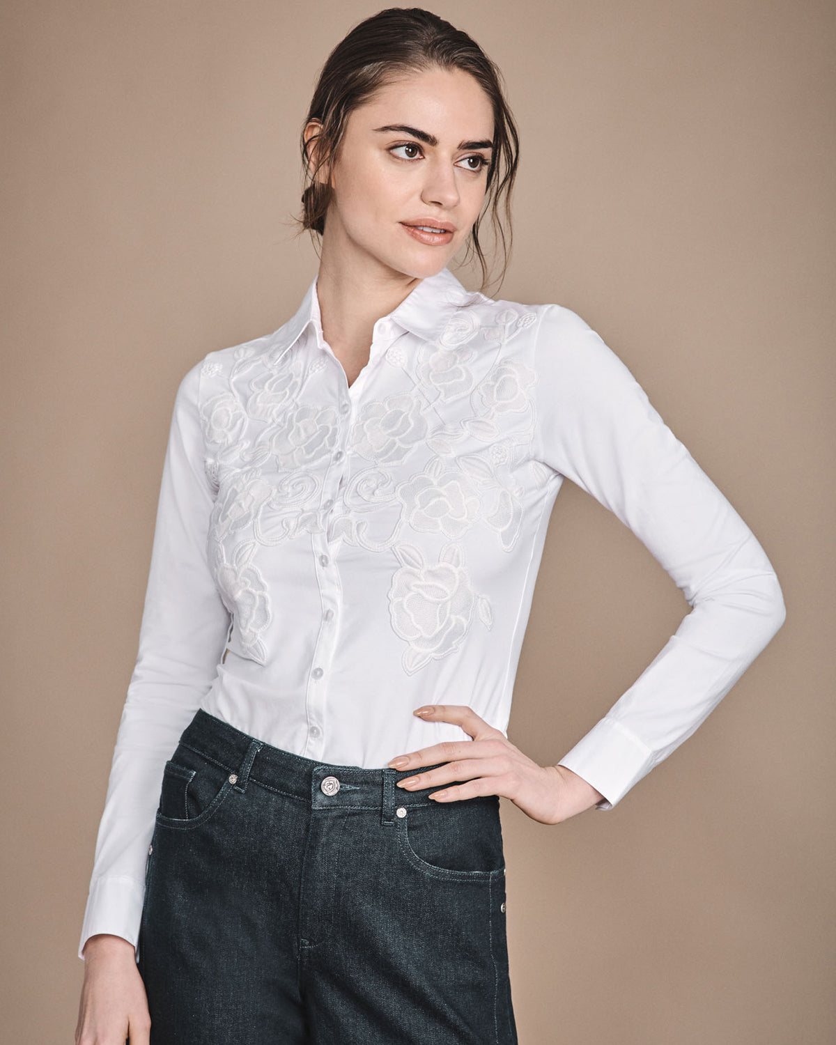 Women's Shirt VIANEY White Size 42