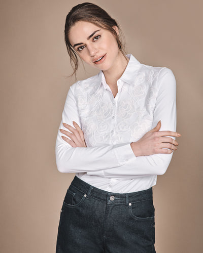 Women's Shirt VIANEY White Size 42