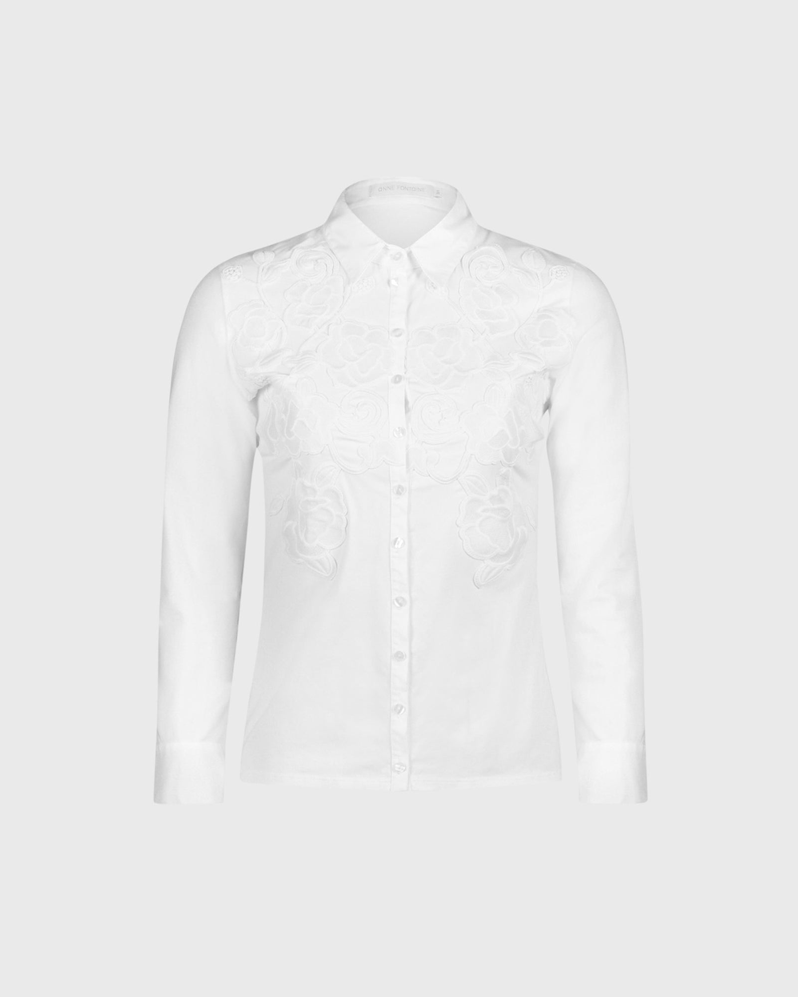Anne Fontaine Women's Shirt VIANEY White Size 36