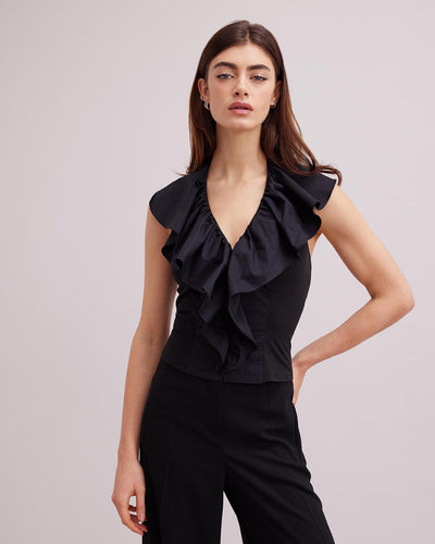 Women's Shirt VANES-P20 Black Size 36