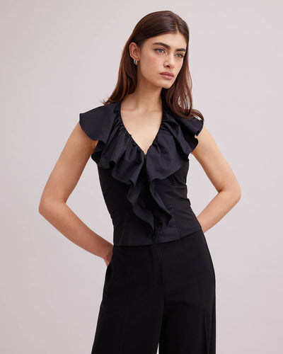 Women's Shirt VANES-P20 Black Size 36