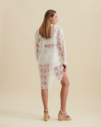 Women's Shirt CASILDE White Size Medium