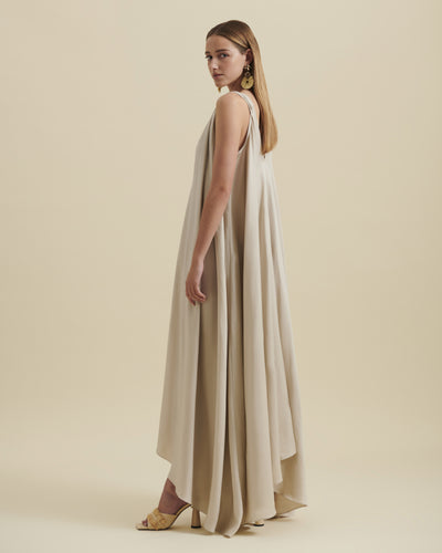 Women's Dress RHUNE Beige Size TU