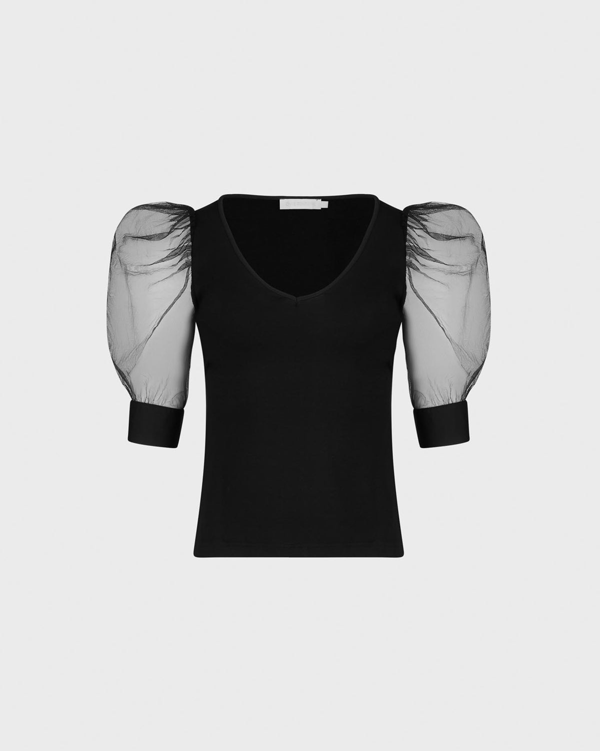 Anne Fontaine Women's T-Shirt AERIAL Black Size 42