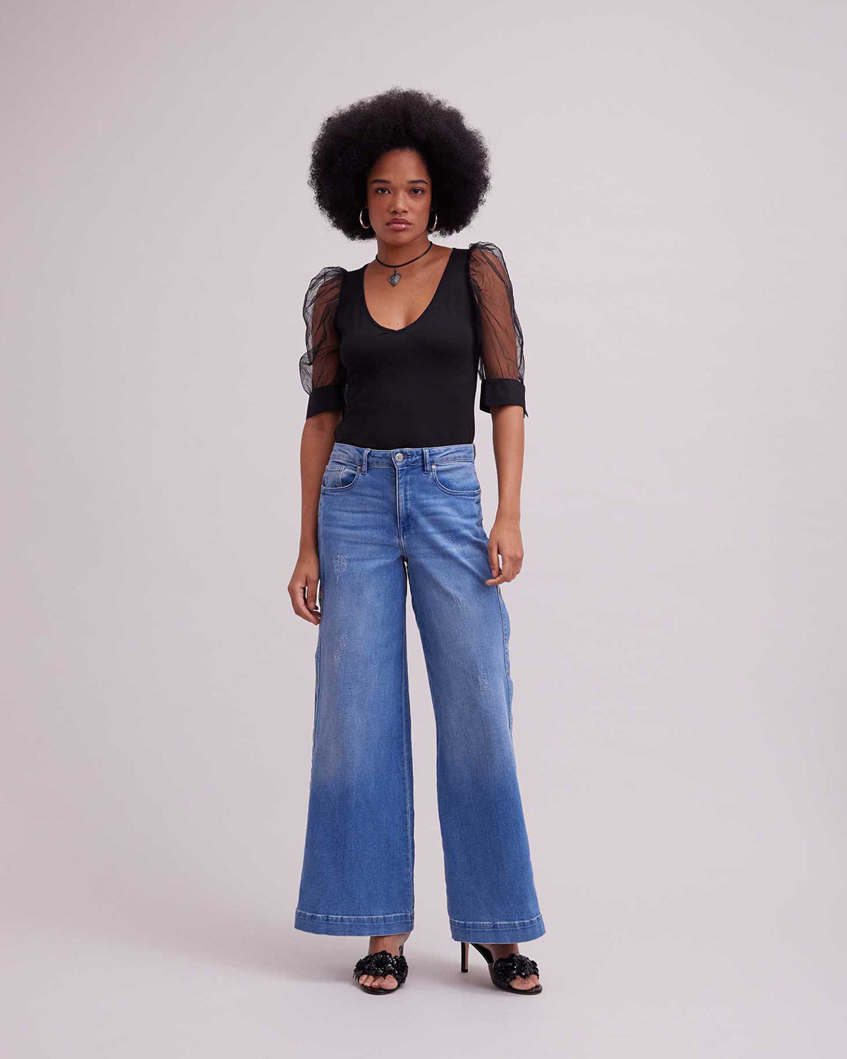 Women's T-Shirt AERIAL Black Size 42