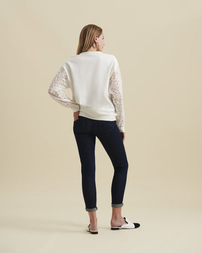 Women's Sweatshirt CAMBO White Large