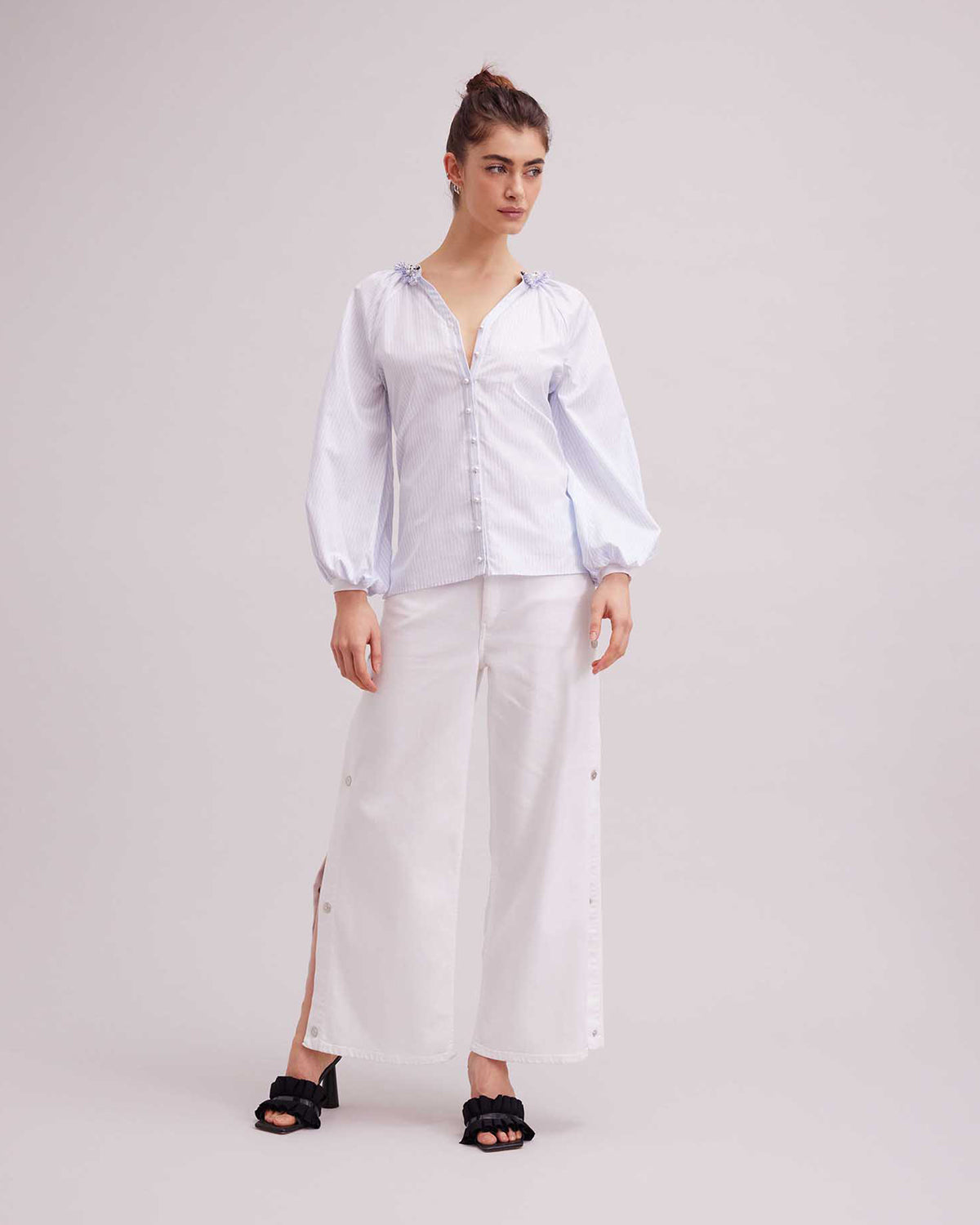 Women's Shirt AIX Sky Blue Size 36