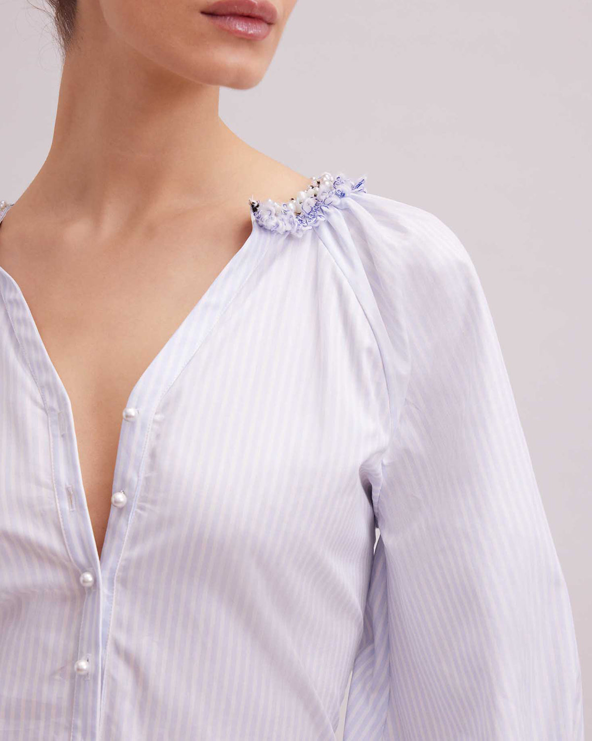 Women's Shirt AIX Sky Blue Size 36