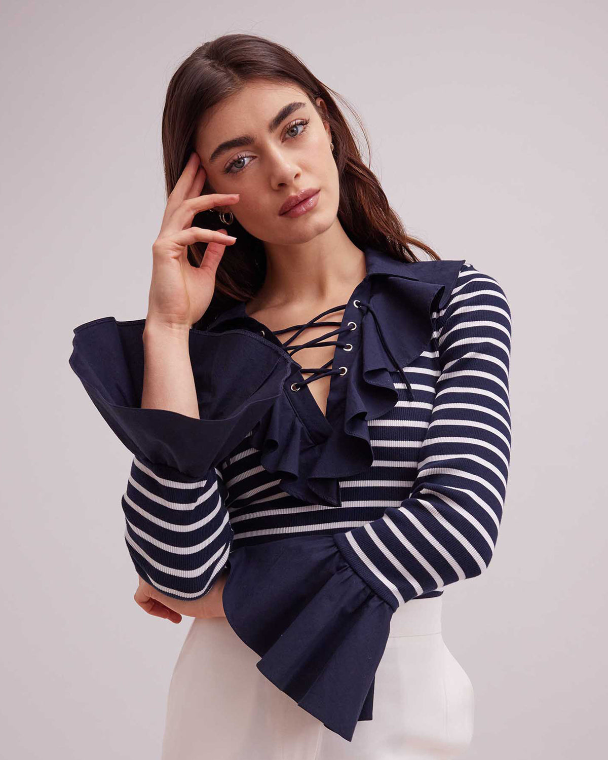 Women's Top COQUILLAGE Dark Navy Size XL