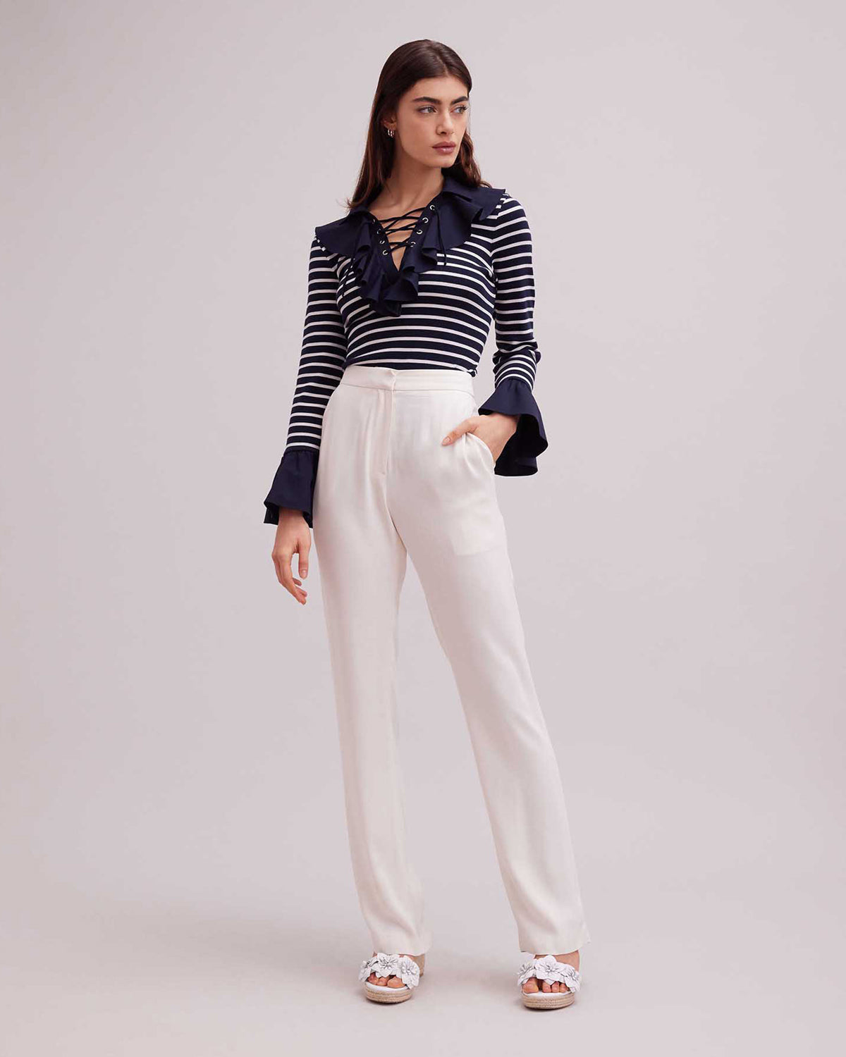 Women's Top COQUILLAGE Dark Navy Size XL