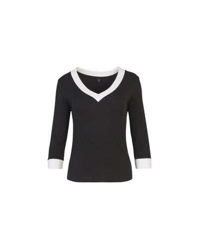 Anne Fontaine Women's Top SOL Black Size XL