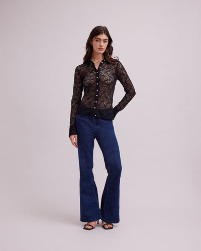 Women's Shirt ATELIER Black Size 46