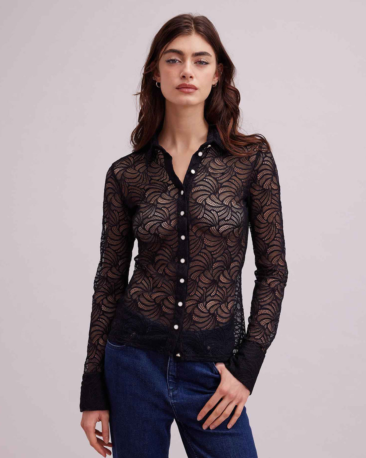 Women's Shirt ATELIER Black Size 46