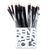 Tara Wilson Designs Holder PENS AND PENCILS White 3.5" x 3.5" x 2" d