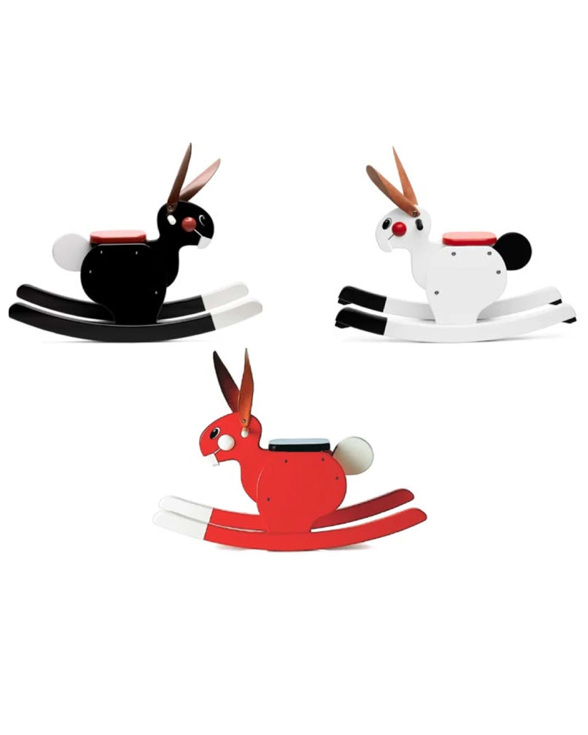 Playsam Rocker RABBIT RED