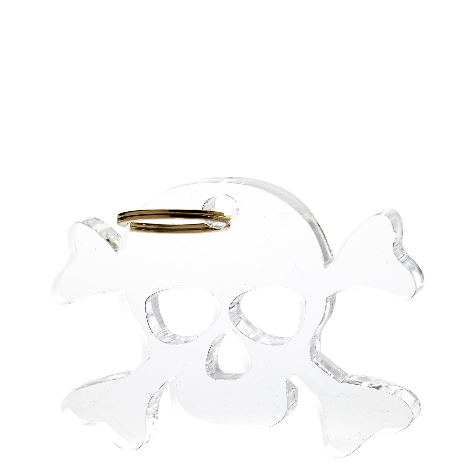 Tara Wilson Designs Keychain SKULL 3.5" l