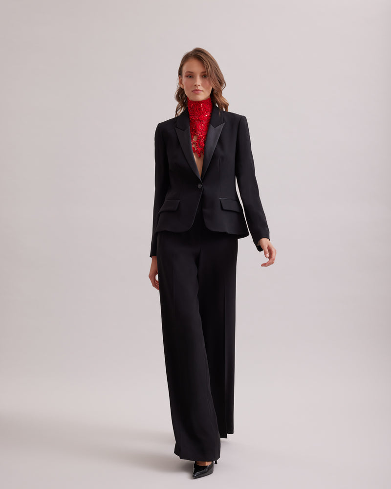 Anne Fontaine Women's Jacket SMART Black Size 42