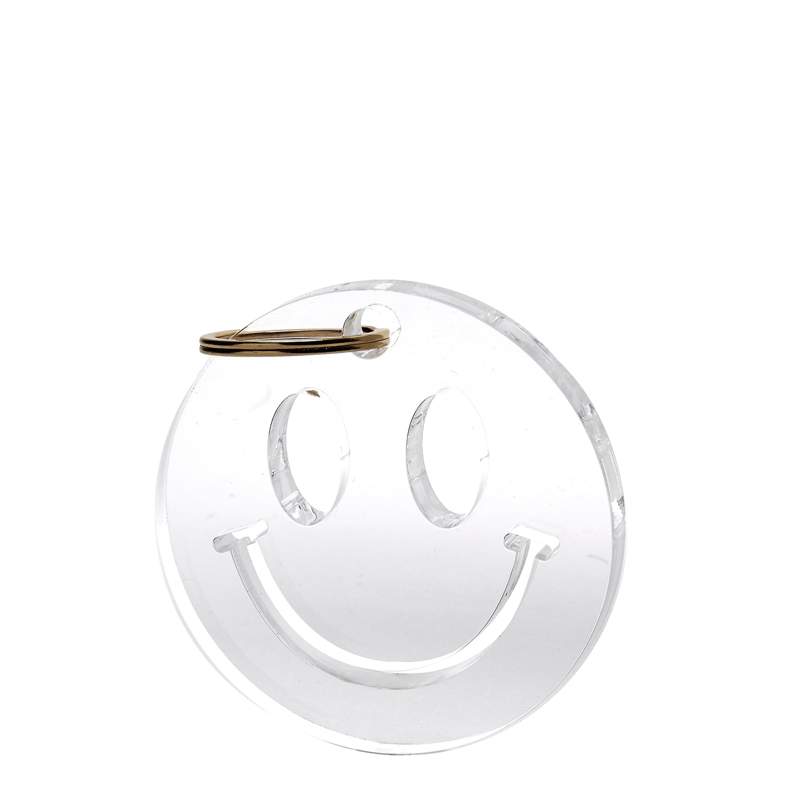 Tara Wilson Designs Keychain SMILEY FACE 3.5" l