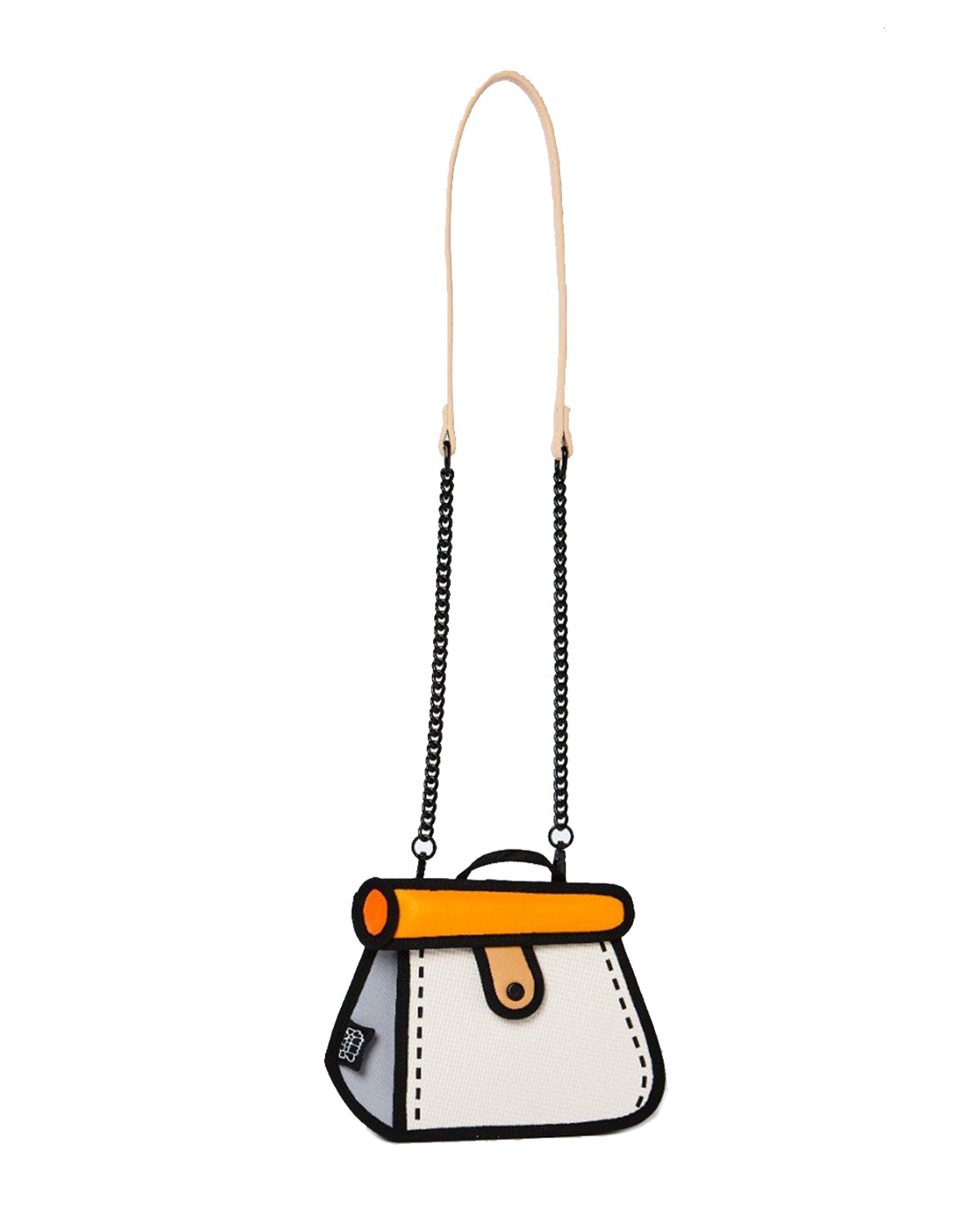 Jump From Paper 2D Shoulder Bag CAKE Orange