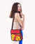 Jump From Paper 2D Shoulder Bag POP ART CHEESE Red Image 3
