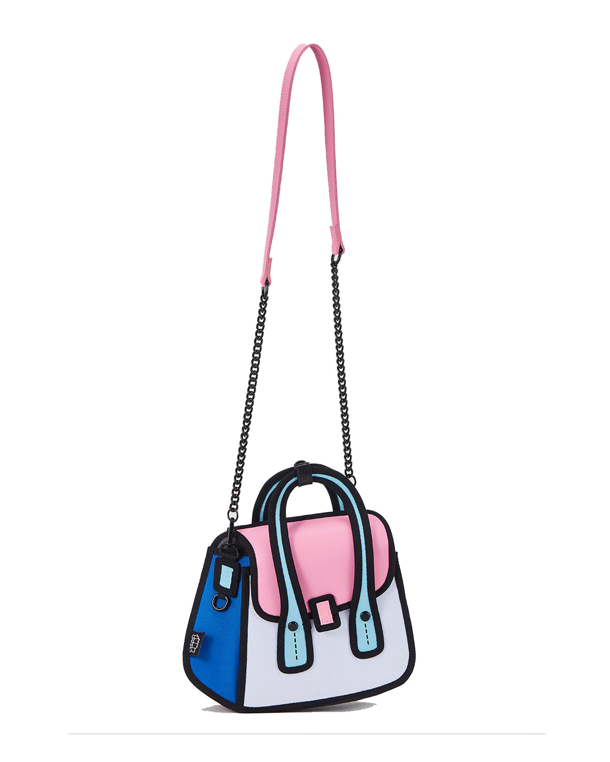 Jump From Paper 2D Shoulder Bag OWL Neon Pink