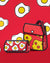 Jump From Paper 2D Shoulder Bag POP ART CHEESE Red Image 4