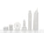 Skyline Chess Chess Set Acrylic NEW YORK vs LOS ANGELES Edition with Marble Hatch Board