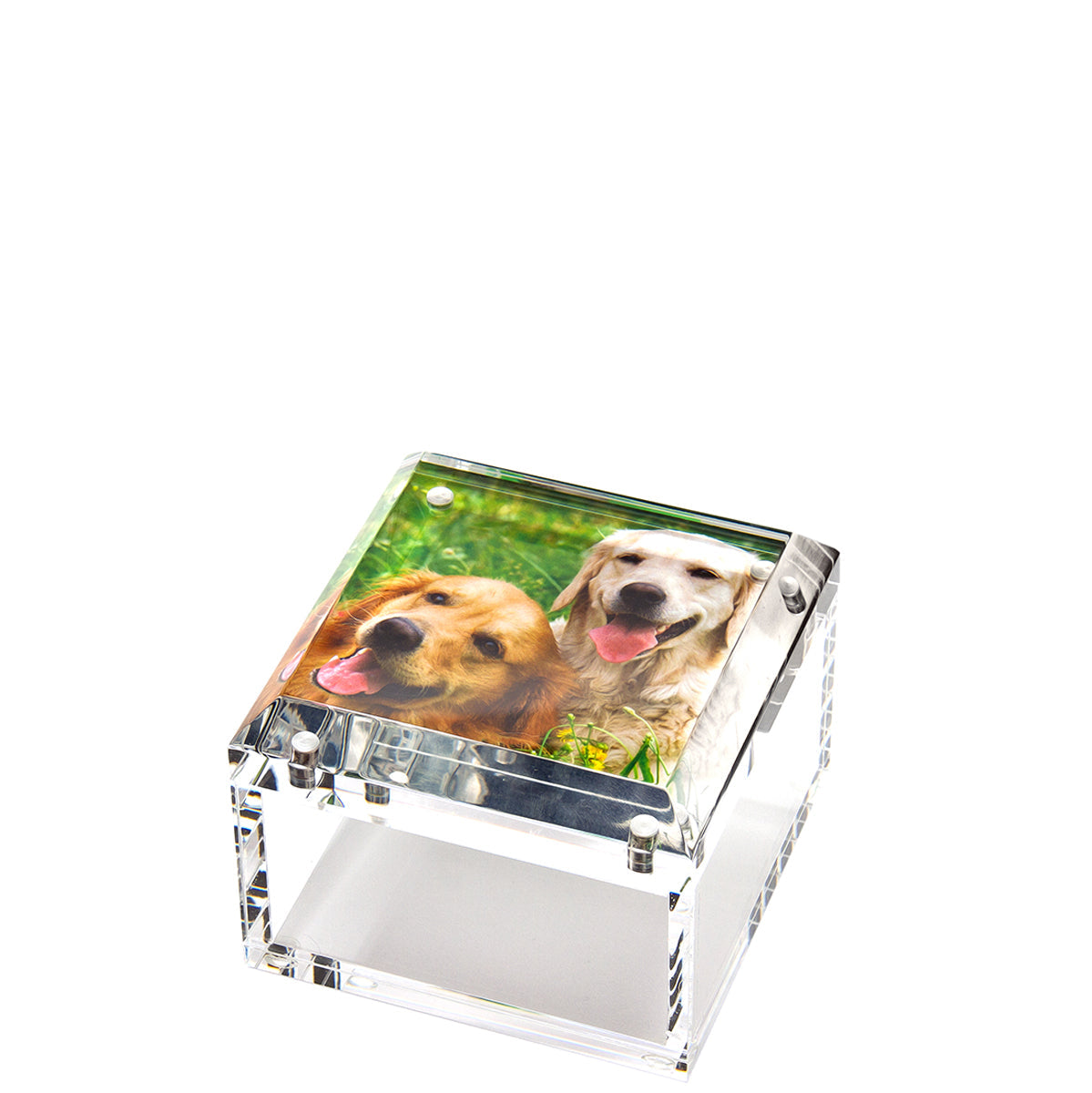Tara Wilson Designs Box PHOTO BOX Clear 4" x 4" x 3"