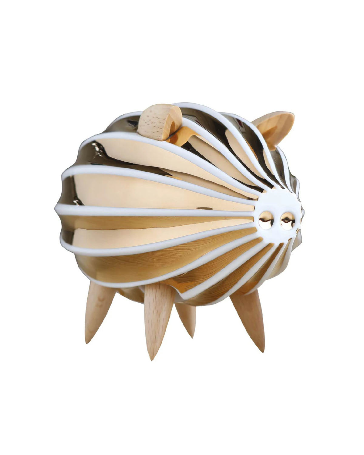 VICI Brands Piggy Bank CERAMIC Gold Small