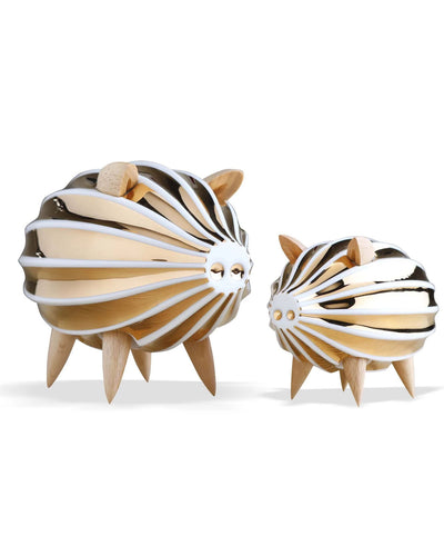 Piggy Bank CERAMIC Golden Small