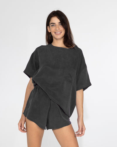 niLuu Women's T-Shirt MIKA NOIR Size S