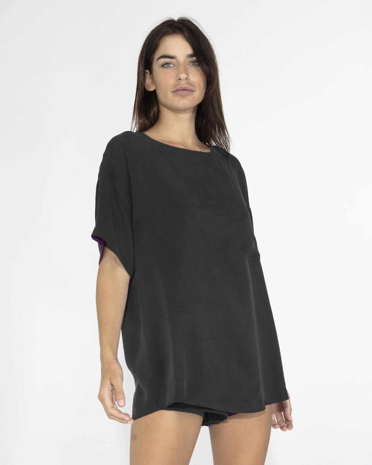 niLuu Women's T-Shirt MIKA NOIR Size M
